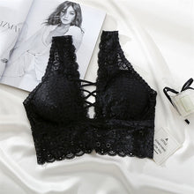 Load image into Gallery viewer, Sexy Lace Cross Bralette
