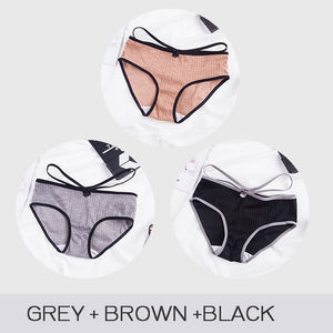 3pcs/set Cotton Colorful Panties