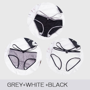 3pcs/set Cotton Colorful Panties