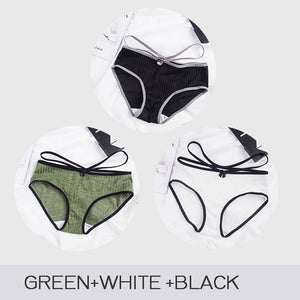 3pcs/set Cotton Colorful Panties