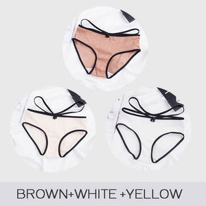 3pcs/set Cotton Colorful Panties