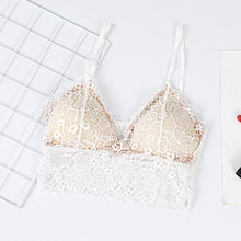 Load image into Gallery viewer, Seamless Lace Push Up Bralette
