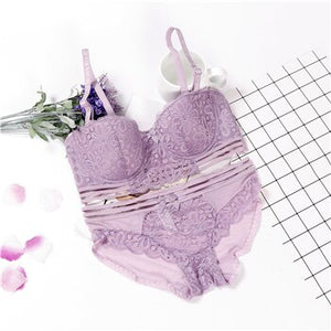 Soft Lace Bra Set