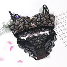 Load image into Gallery viewer, Flowers Lace Bra Set
